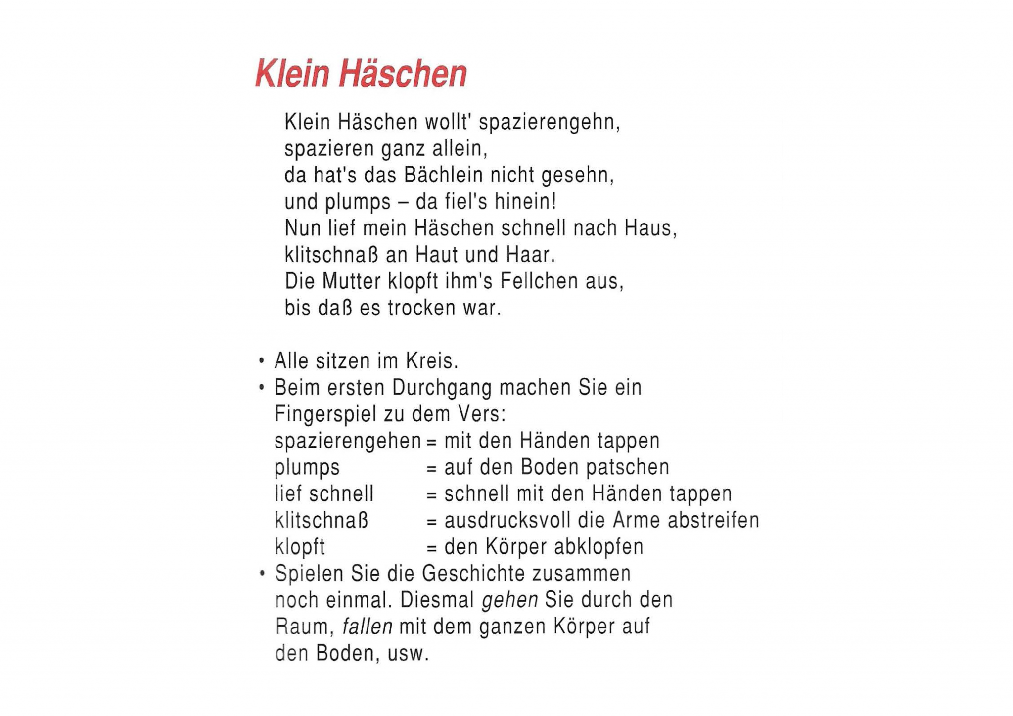 Ihr Blätter Wollt Ihr Tanzen Text